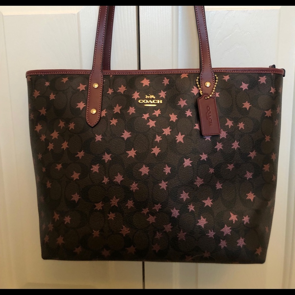 Coach Signature Star City Tote F88984